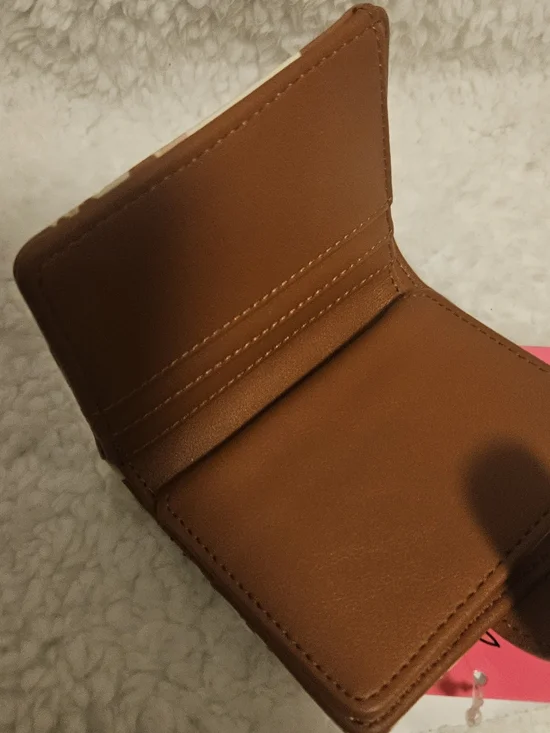 Betsey Johnson Brown & Cream Cowprint Snap Wallet - Picture 3 of 3